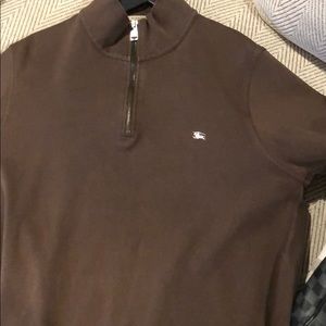 Men’s Burberry quarter zip